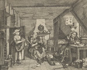 Den nødlidende poeten, ca. 1800.