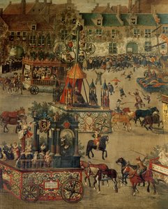 Ommeganck i Brussel 31. mai 1615: detalj av triumfen til Isabella av Spania
