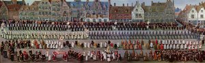 Ommegang i Brussel 31. mai 1615: Prosesjon av Notre Dame de Sablon