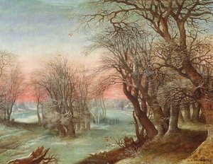Vinterlandskap, 1610
