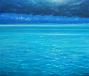 Dreams Of Paradise, 2020 (Oil on Canvas) av Derek Hare