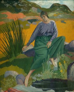 Lyndra ved bassenget av Derwent Lees