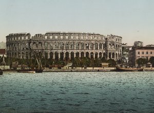 Arena del Mare, Pola, ca. 1900 (fotomekanisk trykk) av Detroit Publishing Co.
