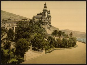 Kasinoinngang, Monte Carlo, Riviera, Monaco av Detroit Publishing Co.