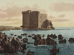 Klosteret St. Honorat i Cannes, ca. 1900 av Detroit Publishing Co.