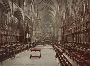 Lincoln Cathedral choir, ca. 1900 av Detroit Publishing Co.
