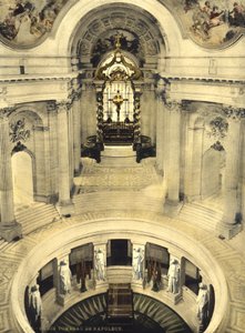 Napoleons grav, Les Invalides, Paris, Frankrike, ca. 1900