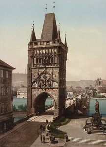 Old Town Bridge Tower, Praha, 1905 av Detroit Publishing Co.
