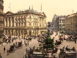 Piccadilly Circus, London, ca. 1890-1900
