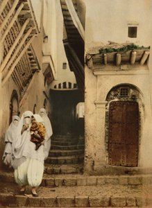 Kamelenes gate, Alger, ca. 1899 (fotokrom) av Detroit Publishing Co.