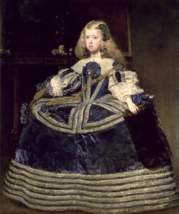 Infanta Margarita Teresa i en blå kjole av Diego Velázquez