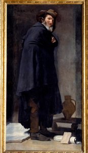 Portrett av Menippe (Menippe de Sinope, gresk poet og filosof ved den kyniske skolen, som levde mellom det 4. og 3. århundre f.Kr.). Maleri av Diego Rodriguez de Silva y Velasquez (1599-1660) av Diego Velázquez