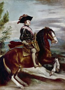 Portrett av Portrett av Filip IV på hesteryggen, ca. 1635 (olje på lerret)