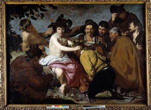 Triumfen til Bacchus eller "" the drunks"" maleri av Diego Rodriguez de Silva y Velasquez av Diego Velázquez