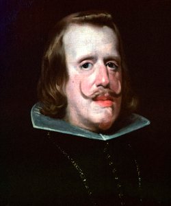 Maleri av kong Filip IV av Spania, 1500-tallet. av Diego Velasquez