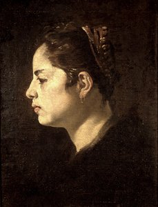 Hodet til en jente av Diego Velázquez