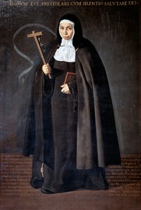 Abbedisse Jeronima de la Fuente, 1620. av Diego Velázquez