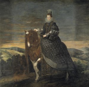 Ridesportrett av Margarita av Østerrike av Diego Velázquez