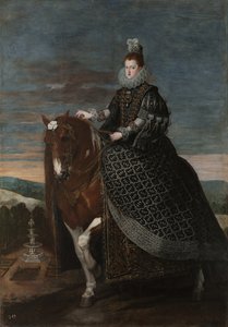 Ridesportrett av Margarita av Østerrike 15841611, mellom 1630 og 1635 av Diego Velázquez