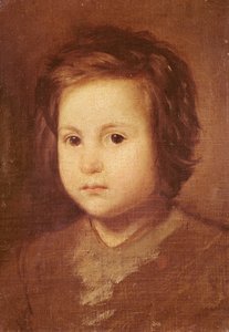 Overhode for et barn, 1650 av Diego Velázquez