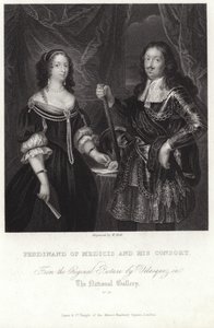 Portrett av Ferdinand av Medicis og hans kone av Diego Velázquez