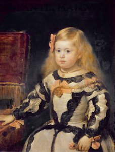 Portrett av Infanta Maria Marguerita (1651-73) 1654