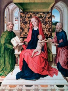 Jomfruen og barnet med hellige, 1460-tallet