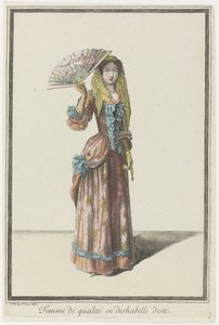 Kvinne av kvalitet i sommer negligee (tittel på objekt) av Dieu de Saint Jean
