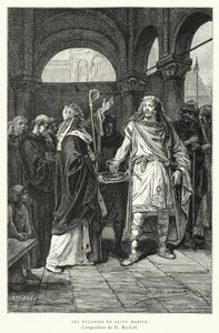 The Eulogies of Saint Martin (gravering)