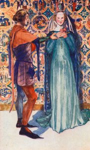 En mann og kvinne fra Edward IIs tid 1307-1327 av Dion Clayton Calthrop
