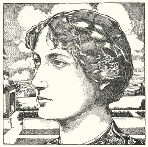 Den gode tante (gravering) av Dion Clayton Calthrop