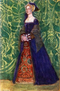 Damekostyme under Henry VIIIs regjeringstid (1509-1547) av Dion Clayton Calthrop