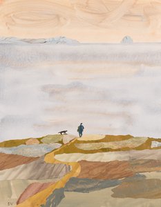 Høstmorgenbading (kollasj) av Dione Verulam