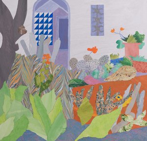 Isolasjon i paradis (kollasj) av Dione Verulam