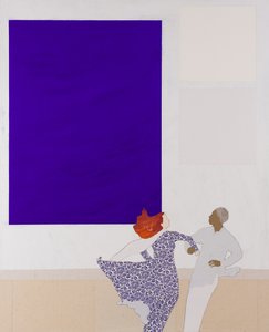 Klein inspirerer dans, 2020 (kollasje) av Dione Verulam