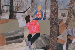 Mor og sønn (Prae Wood) (kollasje) av Dione Verulam