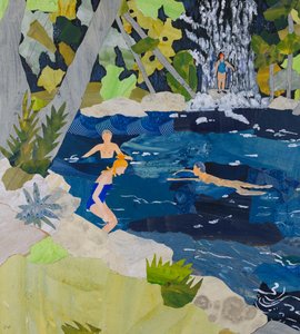 Ville svømmere, Brasil, 2024 (kollasje) av Dione Verulam