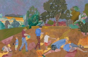 Gul ranglehøst (kollasje) av Dione Verulam