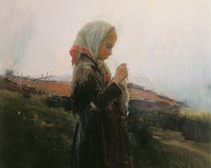 Strikking, detalj av Dionisio Baixeras Verdaguer