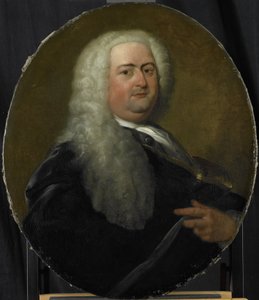 Portrett av Adriaen Paets, direktør for Rotterdam Chamber of the Dutch East India Company, valgt 1734