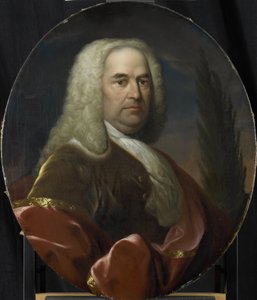 Portrett av Hugo du Bois, direktør for Rotterdam Chamber of the Dutch East India Company, valgt 1734