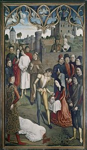 The Justice of the Emperor Otto: The Execution of the Innocent Man, 1473-75 (se også 3672) av Dirck Bouts