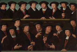 En gruppe gardister av Dirck Jakobsz