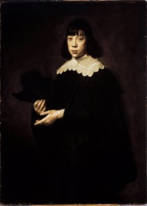 Portrett av en ung mann (olje på lerret