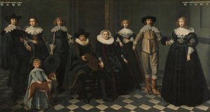 Portrett av familien til Dirck Bas Jacobsz, borgmester i Amsterdam, 1634-35