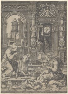 Saint Luke Painting the Virgin, 1526.