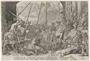 Inname van Tunis, 1535 Overwinningen van Karel V (serietittel) Karl den store V. imp. opt. maks. seier, den viktigste av mange (serietittel) av Dirck Volckertsz. Coornhert