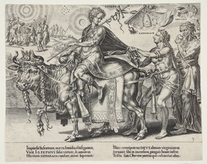 Josefs triumf av Dirck Volckertsz. Coornhert