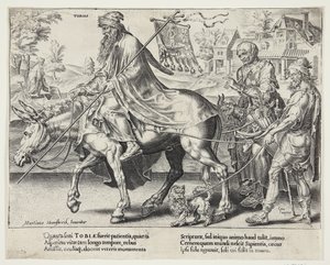 Tobits triumf av Dirck Volckertsz. Coornhert