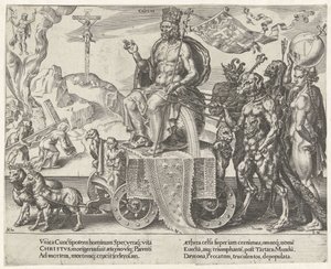 Kristi triumf Triumph of Patience (serietittel) Patientiae Trivmphvs (serietittel) av Dirck Volckertsz. Coornhert